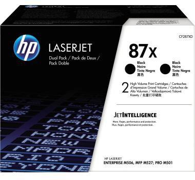 HP Toner CF287XD 87X 18.000Seiten schwarz 2 St./Pack.