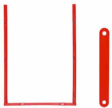 ELBA Bündelungsbügel tric 100421094 80mm rot 100 St./Pack.