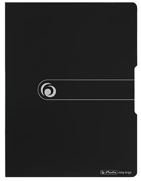 Herlitz Klemmbrettmappe 11217221 DIN A4 Polyfoam schwarz