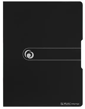 Herlitz Klemmbrettmappe 11217221 DIN A4 Polyfoam schwarz