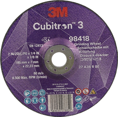 Schruppscheibe Cubitron™ 3 Bohrung 22,23 mm 3M