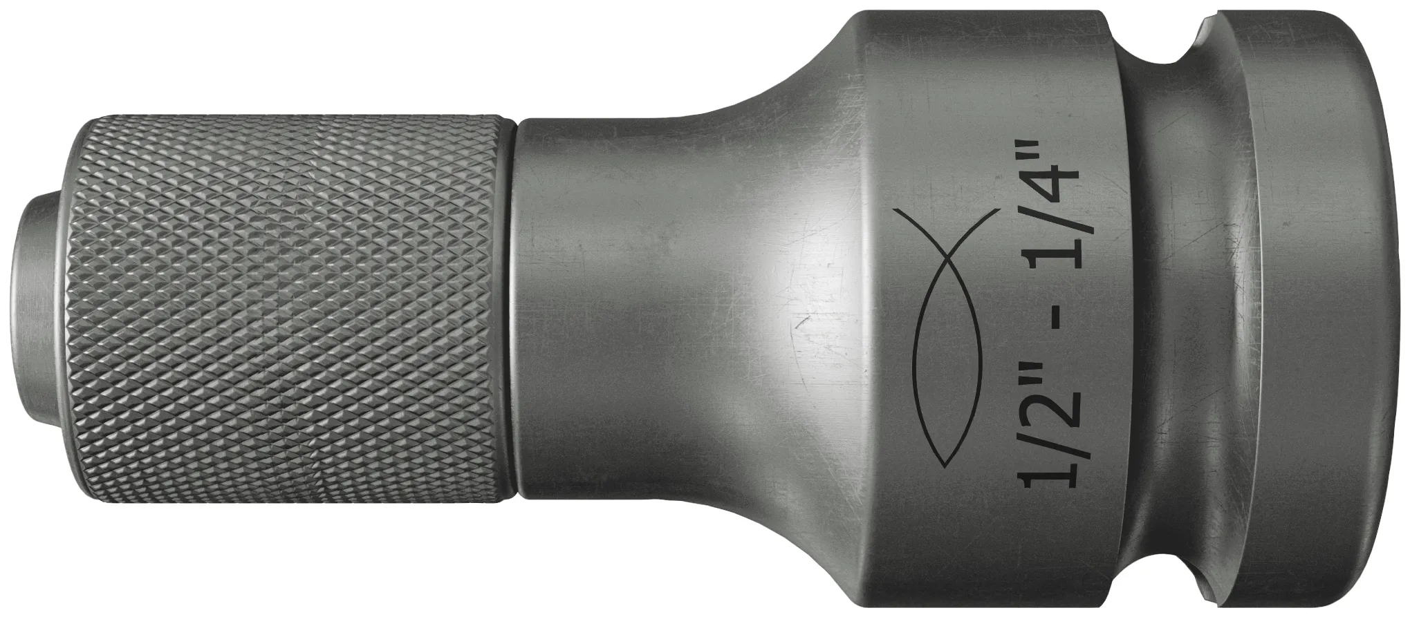 fischer Stecknuss Bitaufnahme mit Antrieb 1/2" und Aufnahme 1/4"