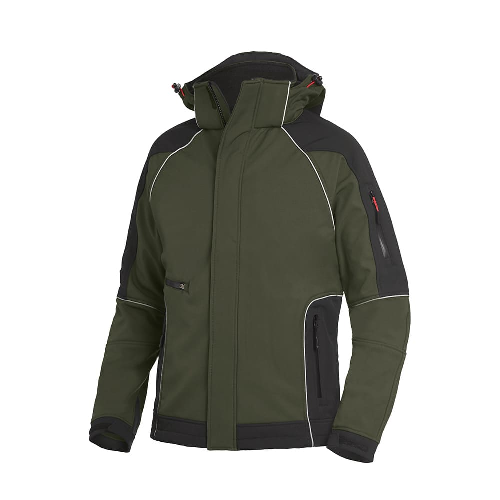 FHB Softshelljacke WALTER oliv/schwarz (78518 )