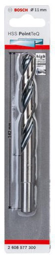 Bosch Metallspiralbohrer PointTeQ DIN388 Arbeits-L.94mm D.11mm Typ N m.reduz.Schaft