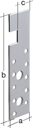 Holz-Eisen-Anker Abm.160x40x4mm sdmverz.GAH
