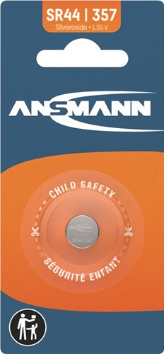 Knopfzelle 1,55 V 133 mAh SR44 11,6x5,4mm 1 St./Bl.ANSMANN