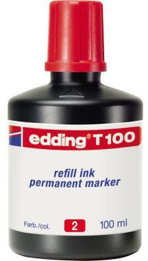 edding Nachfülltusche T 100 4-T100002 100ml rot