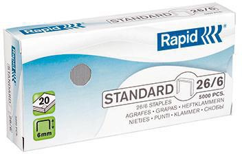 Rapid Heftklammer Standard 24861800 26/6 5.000 St./Pack.