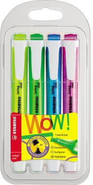 STABILO Textmarker swing cool sortiert 4 St./Pack.