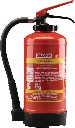 Fettbrandfeuerlöscher mit Wandhalter GLORIA