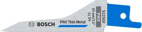 Bosch Säbelsägeblatt PRO Thin Metal S325GF L.85mm B.7mm Dicke 1,25mm BIM 0,8mm 5 St