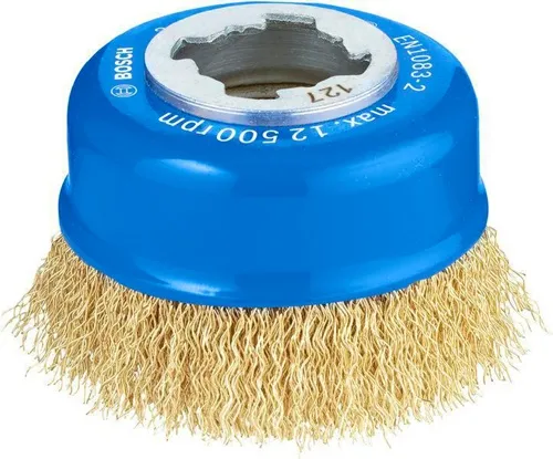 Bosch Topfbürste PRO Stainless Steel clean D.70mm Drahtst.0,3mm gewellt Ms. X-LOCK