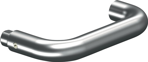 Türdrückerlochteil Edelstahl Satino Vierkant 8 mm DIN links / rechts OGRO