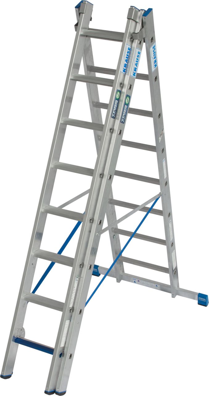 Krause STABILO VielzweckLeiter +S 3x8 Sprossen/Stufen