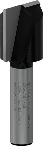 Bosch Nutfräser Standard for Wood Arbeits-L.20mm D.16mm L.51mm Schaft 8mm