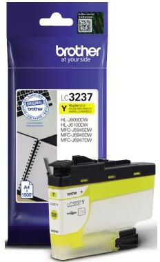 Brother Tintenpatrone LC3237Y 1.500Seiten gelb