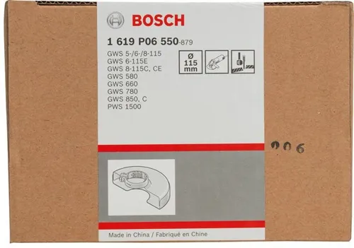 Bosch Schutzhaube D.115mm m.Deckblech f.GWS5-115