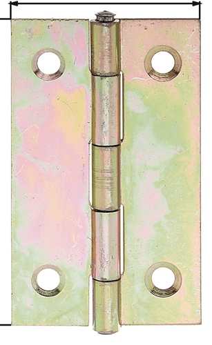 Scharnier sendzimirverzinkt schmal GAH