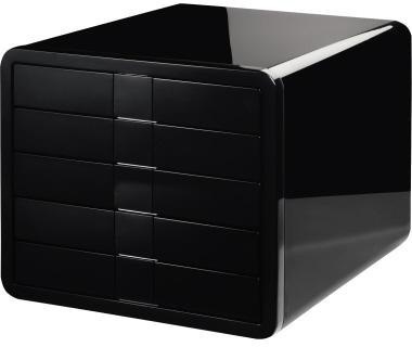 HAN Schubladenbox i-Box 1551-13 DIN C4 5Schubfächer schwarz