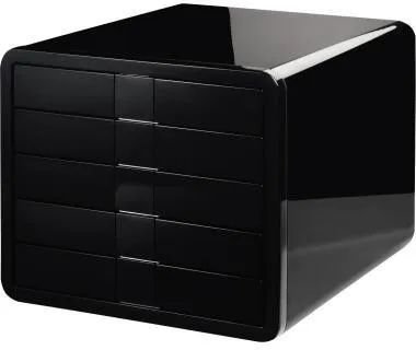 HAN Schubladenbox i-Box 1551-13 DIN C4 5Schubfächer schwarz