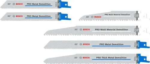 Bosch Säbelsägeblatt-Set PRO Demolition 6tlg. BIM