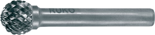 Frässtift KUD Schaft-D.6mm D.12mm Kopf-L.11mm HM Blank Verz.KVZ 4 RUKO