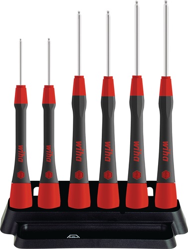 Feinmechanikerschraubendrehersatz 264 PK 601 6-tlg.6-KT.m.Kugelk.WIHA