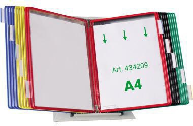 DJOIS Sichttafelständer 434209 DIN A4 20Sichttafeln sort.