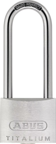Zylindervorhangschloss 64TI/40HB63 Schlosskörper-B.40mm Titalium verschschl.ABUS