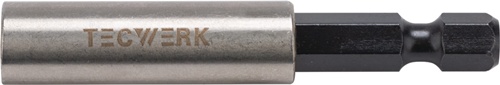 TECWERK Bithalter 1/4 Zoll F 6,3 1/4 Zoll C 6,3 Magnet L.60mm 