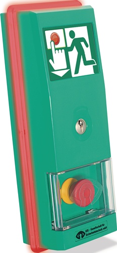 Steuerterminal Überwachung von Türen Kunststoff grün GFS