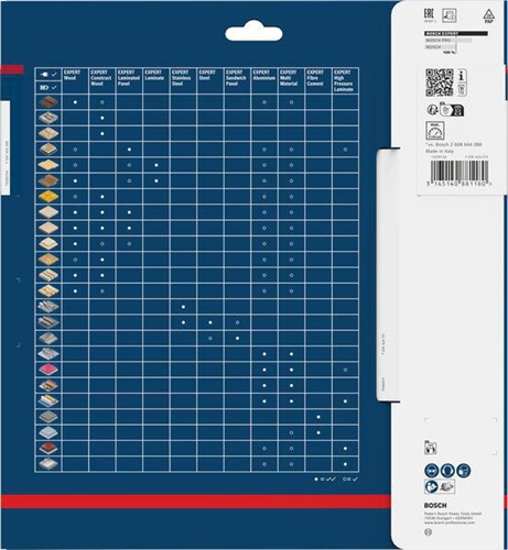 Bosch Kreissägeblatt Expert for High Pressure Laminate Zahnform HLTCG 