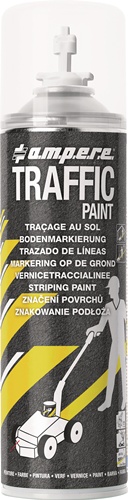 Bodenmarkierspray TRAFFIC PAINT® 500ml weiß AMPERE