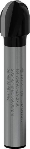 Bosch Hohlkehlfräser Arbeits-L.9,2mm D.9,5mm L.40mm Radius 4,7mm Schaft 6mm