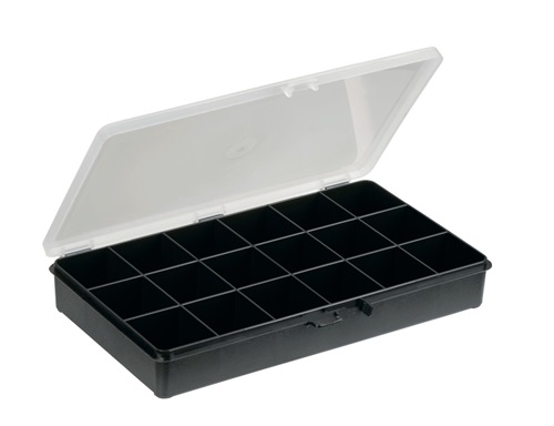 Sortierkasten B.271xT.173xH.41mm 18feste Fächer Box 18