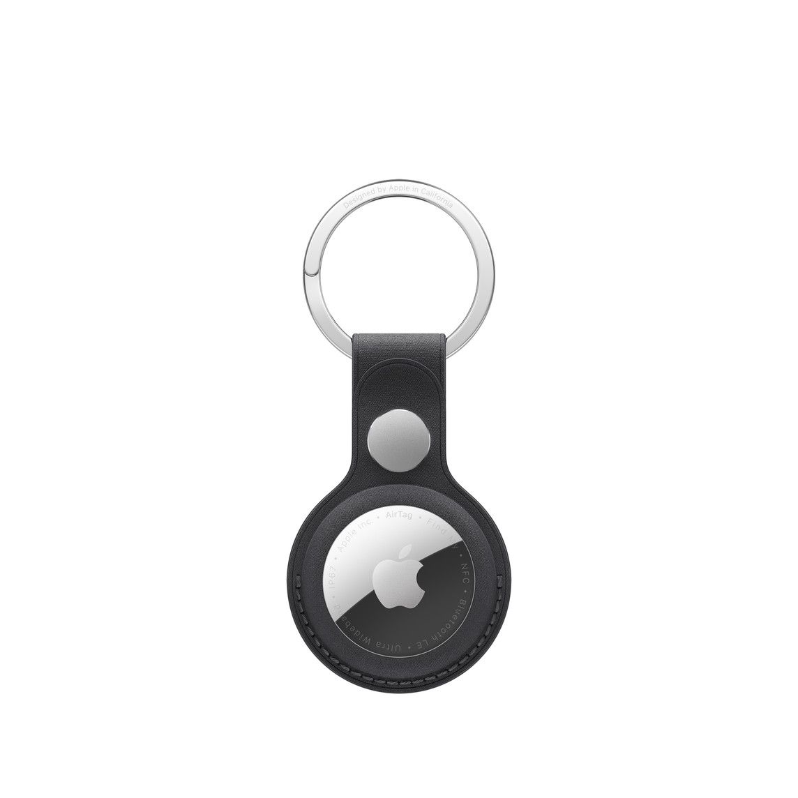 Apple AirTag Feingewebe Schlüsselanhänger, Schwarz