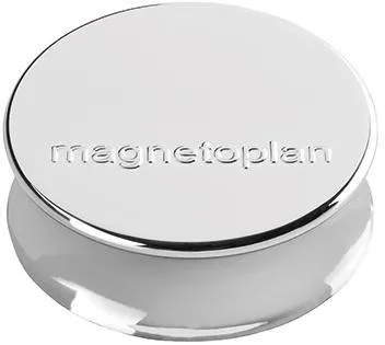 magnetoplan Magnet Ergo Large 1665032 34mm silber 10 St./Pack.