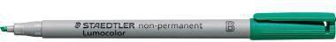 STAEDTLER Folienstift Lumocolor 312-5 B non-permanent grün