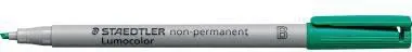 STAEDTLER Folienstift Lumocolor 312-5 B non-permanent grün
