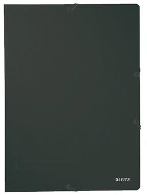 Leitz Eckspanner 39800095 DIN A4 250Blatt Karton schwarz