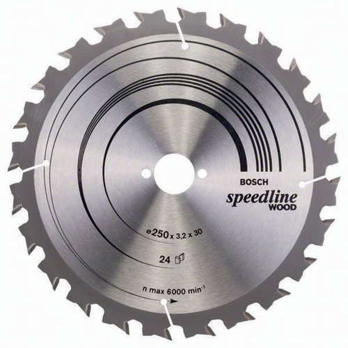 Bosch Kreissägeblatt AD 250mm Z.24 WZ Bohr.30mm Schnitt-B.3,2mm HM