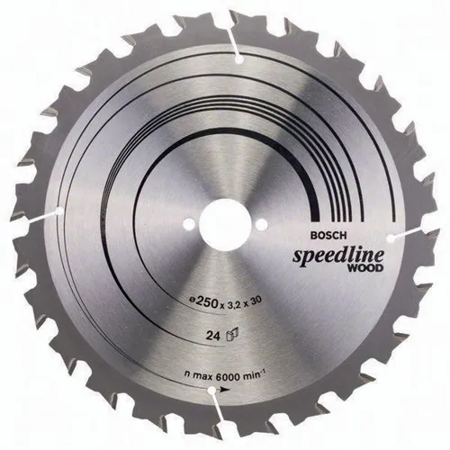 Bosch Kreissägeblatt AD 250mm Z.24 WZ Bohr.30mm Schnitt-B.3,2mm HM