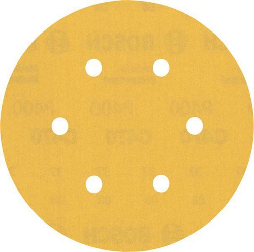 Bosch Schleifpapier EXPERT C470 D.150mm Körnung 400 6Löcher f.Exzenterschleifer 50 St.