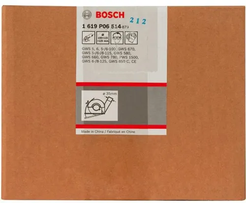 Bosch Führungsschlitten D.100/115/125mm m.Absaugstutzen D.35mm werkzeuglos