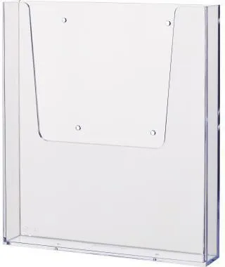 helit Wandprospekthalter H2350202 A4 1Fach PS transparent
