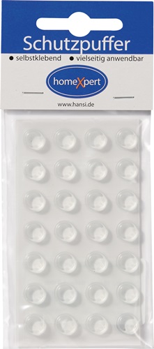 Schutzpuffer Clear 10mm Ku.transp.Koni selbstkl.