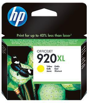 HP Tintenpatrone CD974AE 920XL 700Seiten 6ml gelb