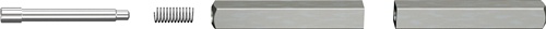 Panik-Stift 120 FS SECURE 4-KT.9mm TS 79-85mm geteilter Vollstift OGRO