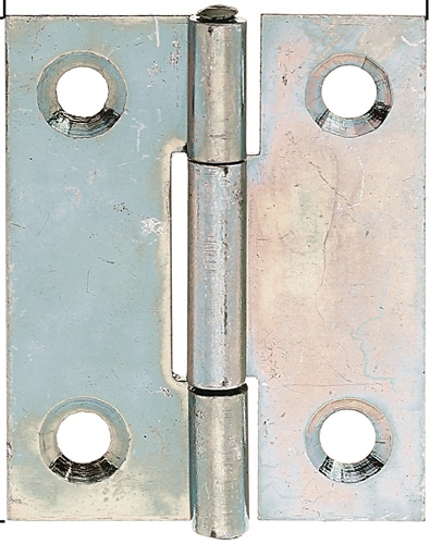 Scharnier H.41mm B.33mm S.1,0mm STA sdmverz.halbbreit GAH