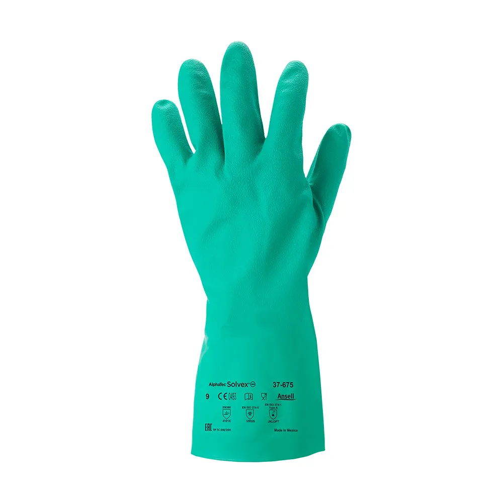 ANSELL Chemikalienschutzhandschuh ALPHATEC SOLVEX grün (37-675)